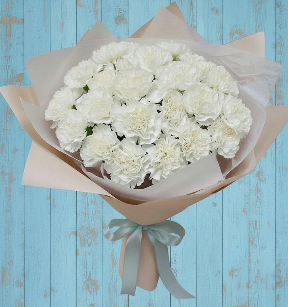 Букет цветов из: Гвоздики в Таврическом