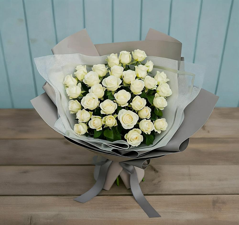 Букет Белоснежная нежность в Таврическом