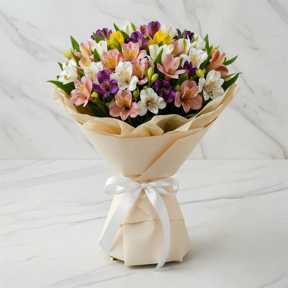 Букет цветов из: Альстромерии в Таврическом