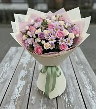 Букет цветов из:  Розы и Хризантемы в Таврическом