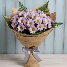 Букет цветов из:  Хризантемы #REPLACE_PRED# Таврическом