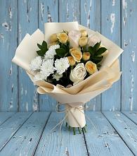 Букет цветов из:  Розы и Хризантемы в Таврическом