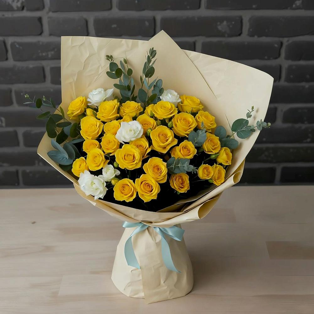 Букет цветов из: Розы в Таврическом