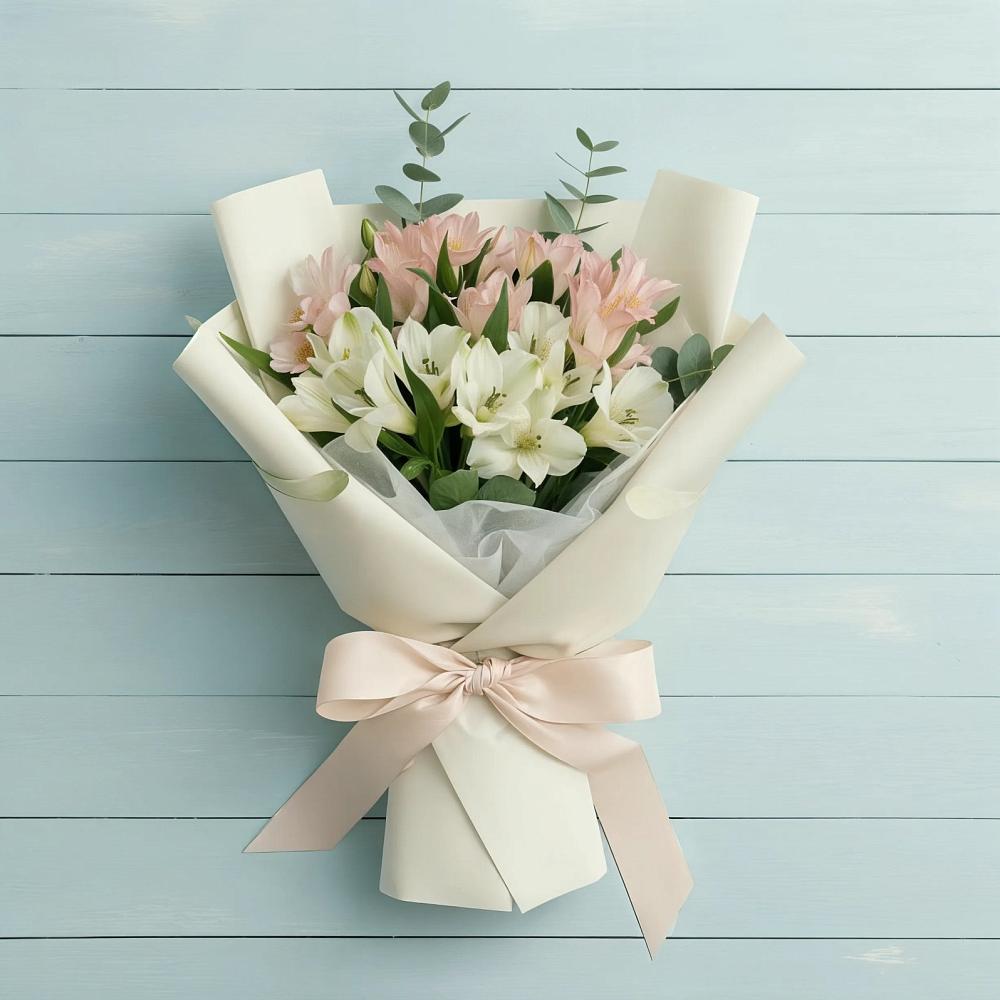 Букет цветов из: Альстромерии в Таврическом